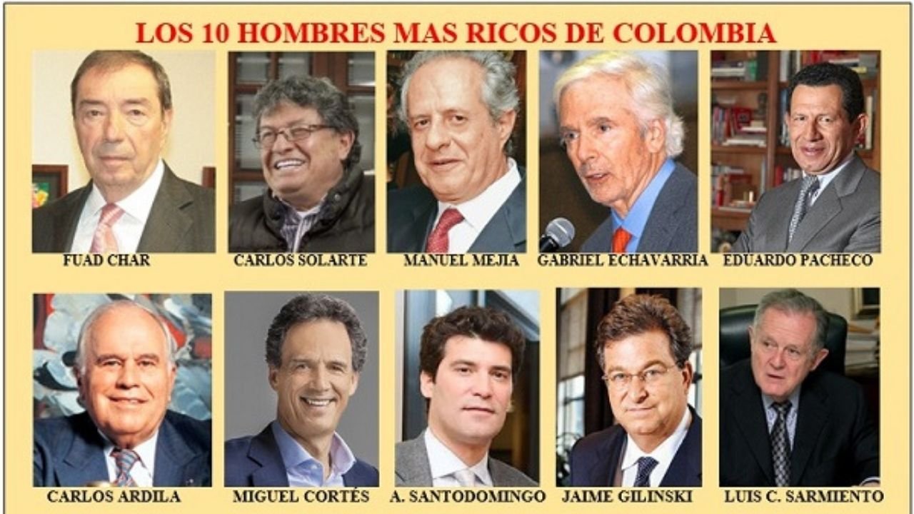 Los más ricos de Colombia, según Forbes